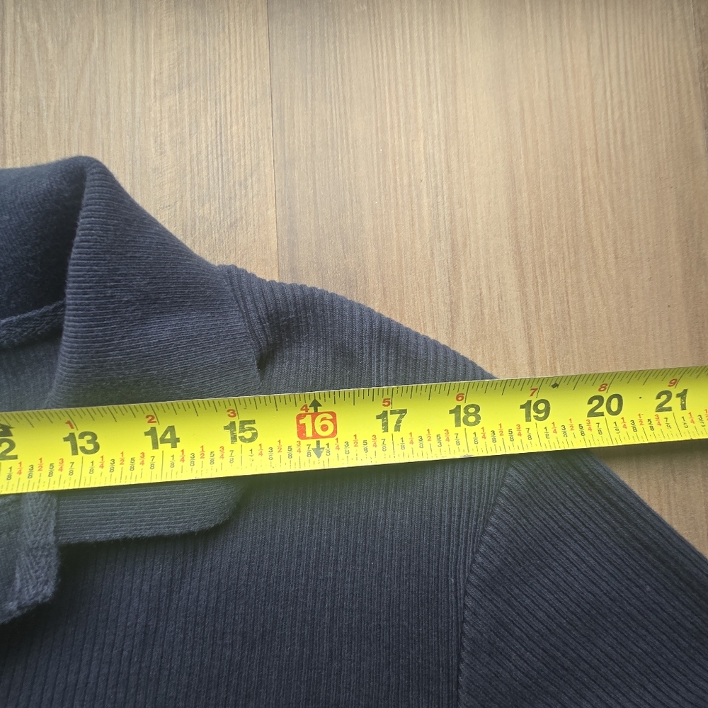 Zara Women Navy Polo Shirt - Picture 3 of 8